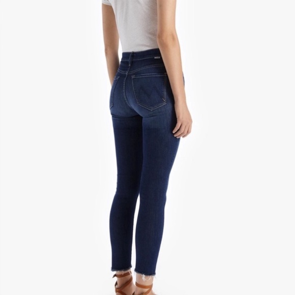 Mother Denim The Stunner Ankle Fray Skinny Jeans in Teaming Up - Size 32 - Picture 3 of 17
